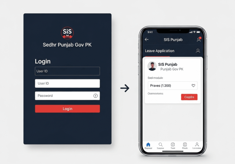 Sedhr Punjab Gov Pk Login and SIS Punjab App Leave