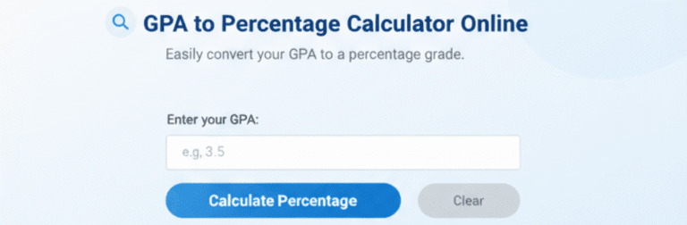 gpa to percentage calculator online