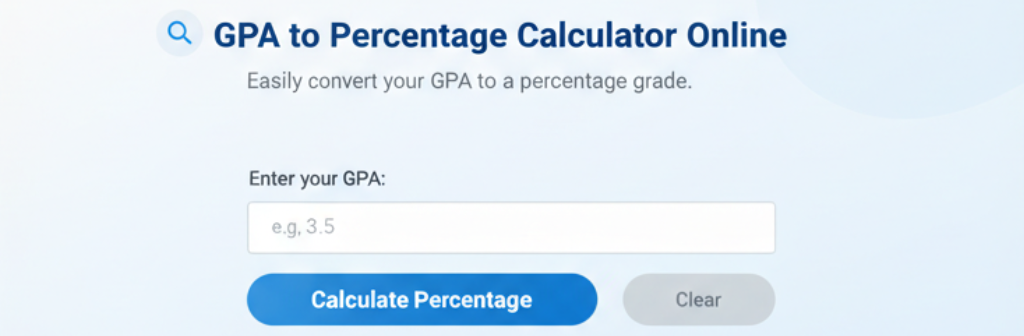 gpa to percentage calculator