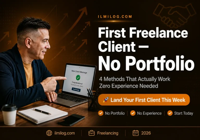 how to get your first freelance client without a portfolio
