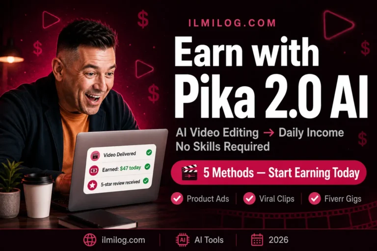 make money with Pika 2.0 AI video editing side hustle 2026