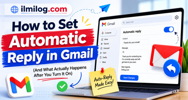 How to Set Automatic Reply in Gmail