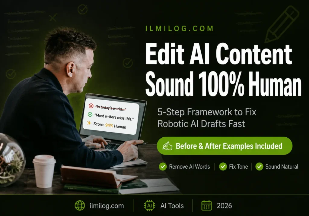how to edit AI content and make it sound human 2026