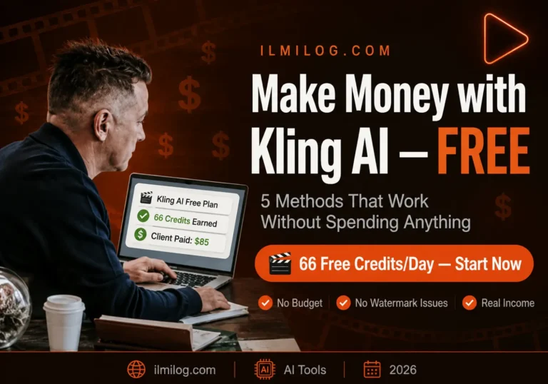 make money with Kling AI free plan side hustle 2026