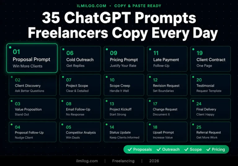 best ChatGPT prompts for freelancers copy paste 2026