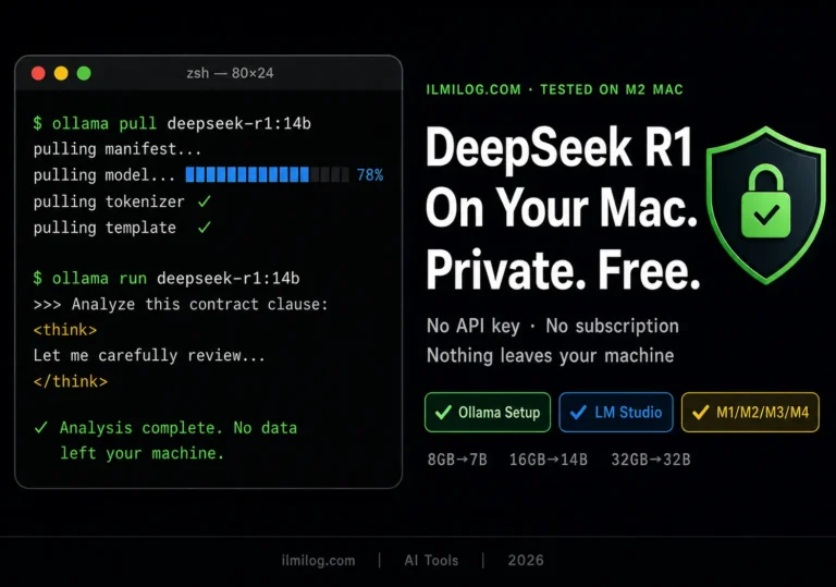 how to run DeepSeek R1 locally on Mac using Ollama free 2026
