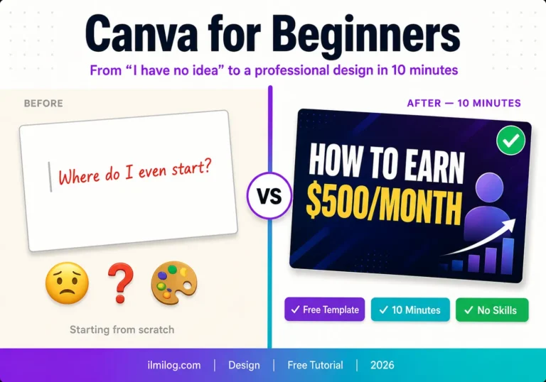 how to use Canva for beginners free design tutorial 2026