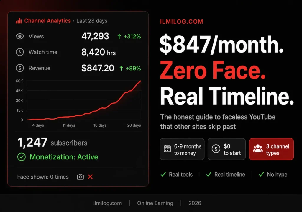 make money on YouTube without showing your face faceless channel 2026