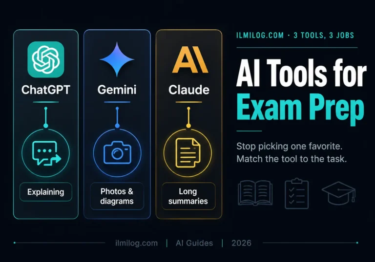 AI tools for exam preparation Pakistan — ChatGPT Gemini Claude compared