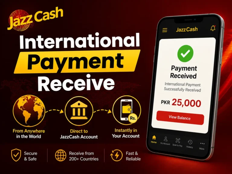 JazzCash international payment receive