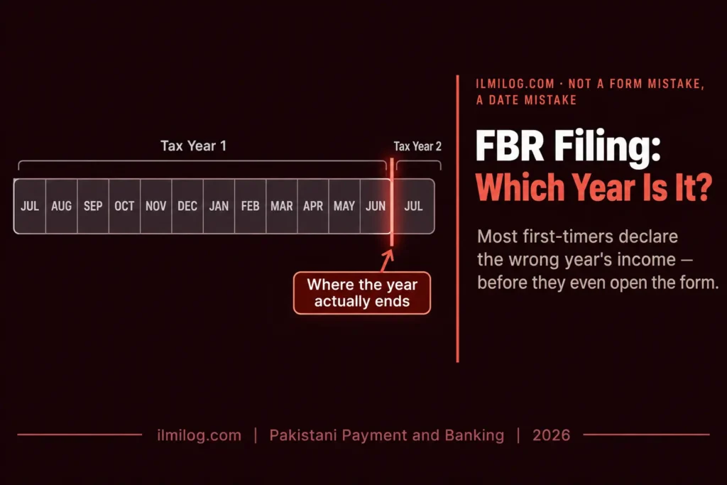 FBR freelancer tax filing step by step — tax year boundary explained