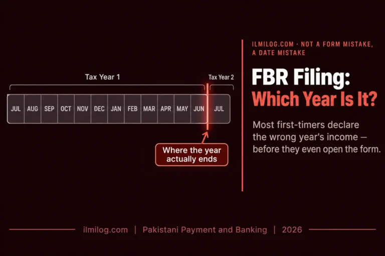 FBR freelancer tax filing step by step — tax year boundary explained