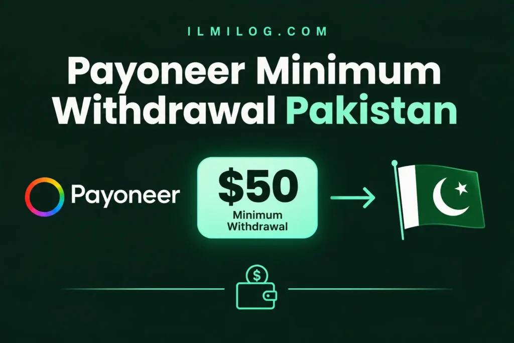 Payoneer minimum withdrawal in Pakistan
