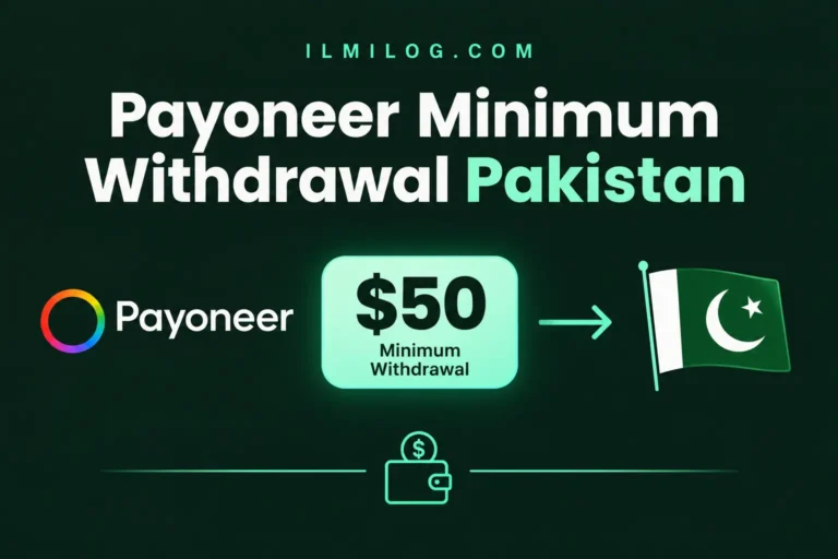 Payoneer minimum withdrawal in Pakistan
