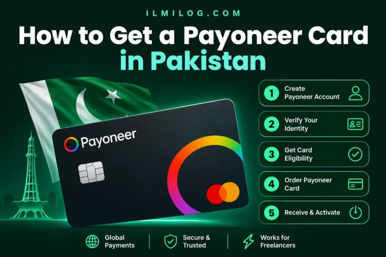 How to get a Payoneer card in Pakistan
