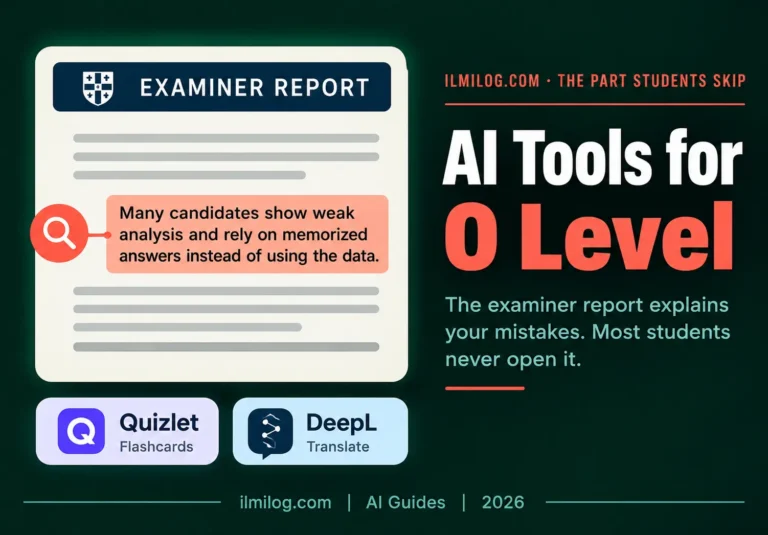 AI tools for O Level Cambridge students — examiner report highlighted
