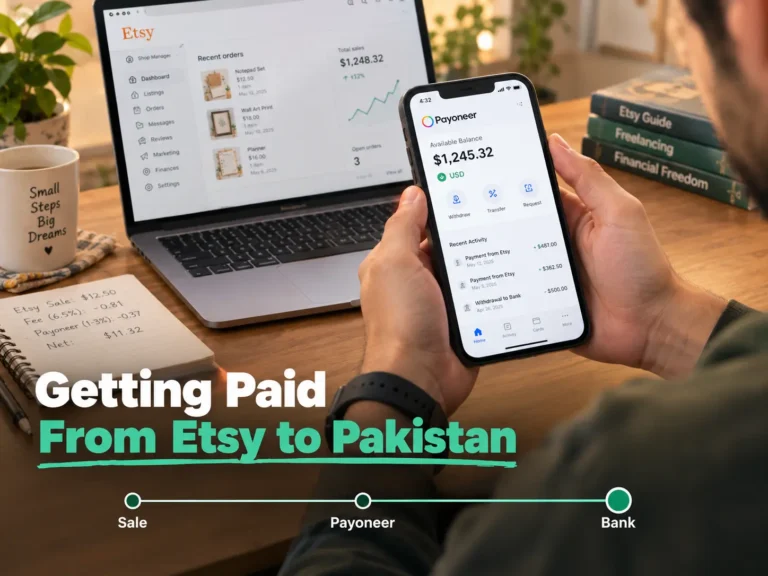 How to receive payments from Etsy in Pakistan